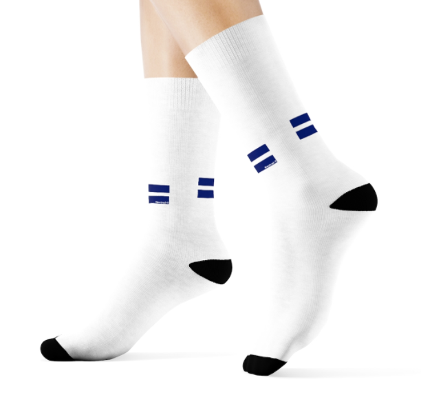 Neutral Stripes Adult Socks