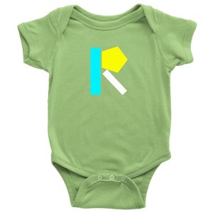 "R" Initial Baby Onesie