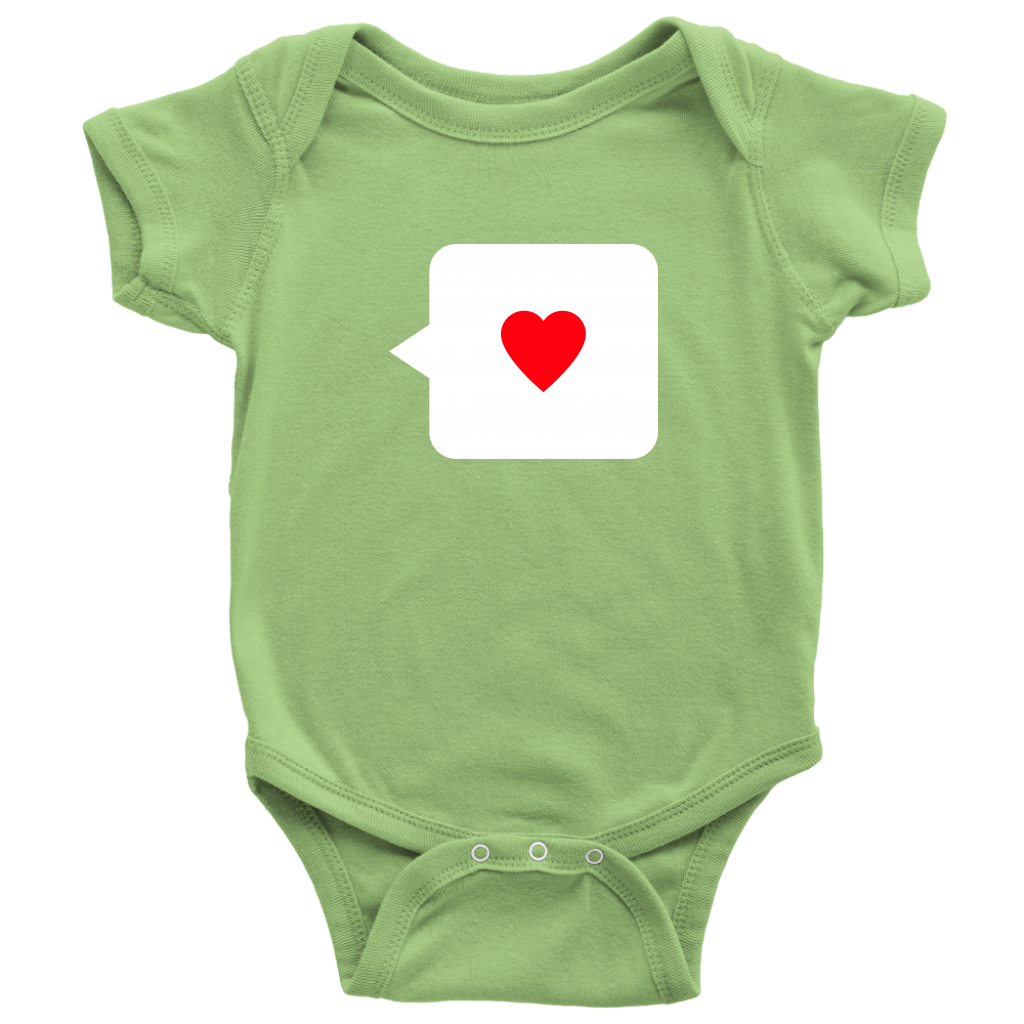 Speak Love Baby Onesie