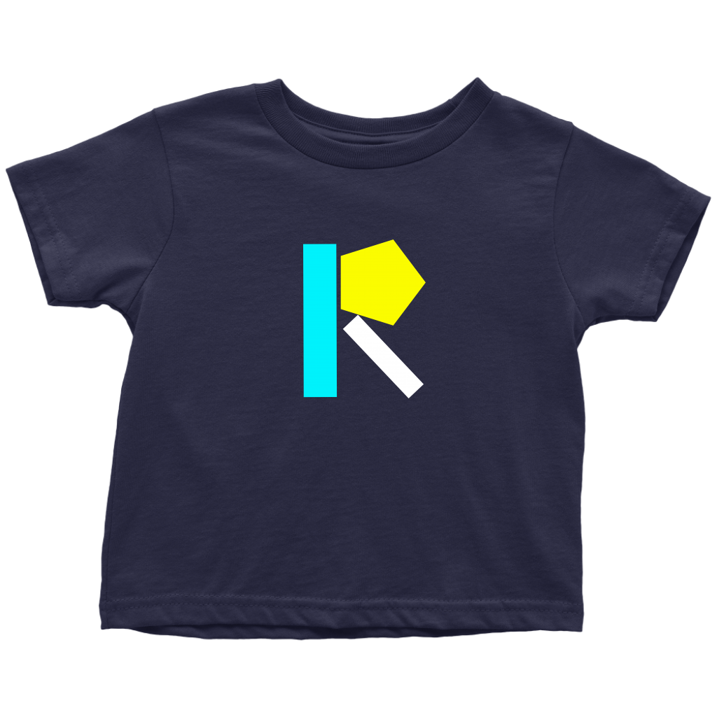 "R" Initial Toddler T-shirt