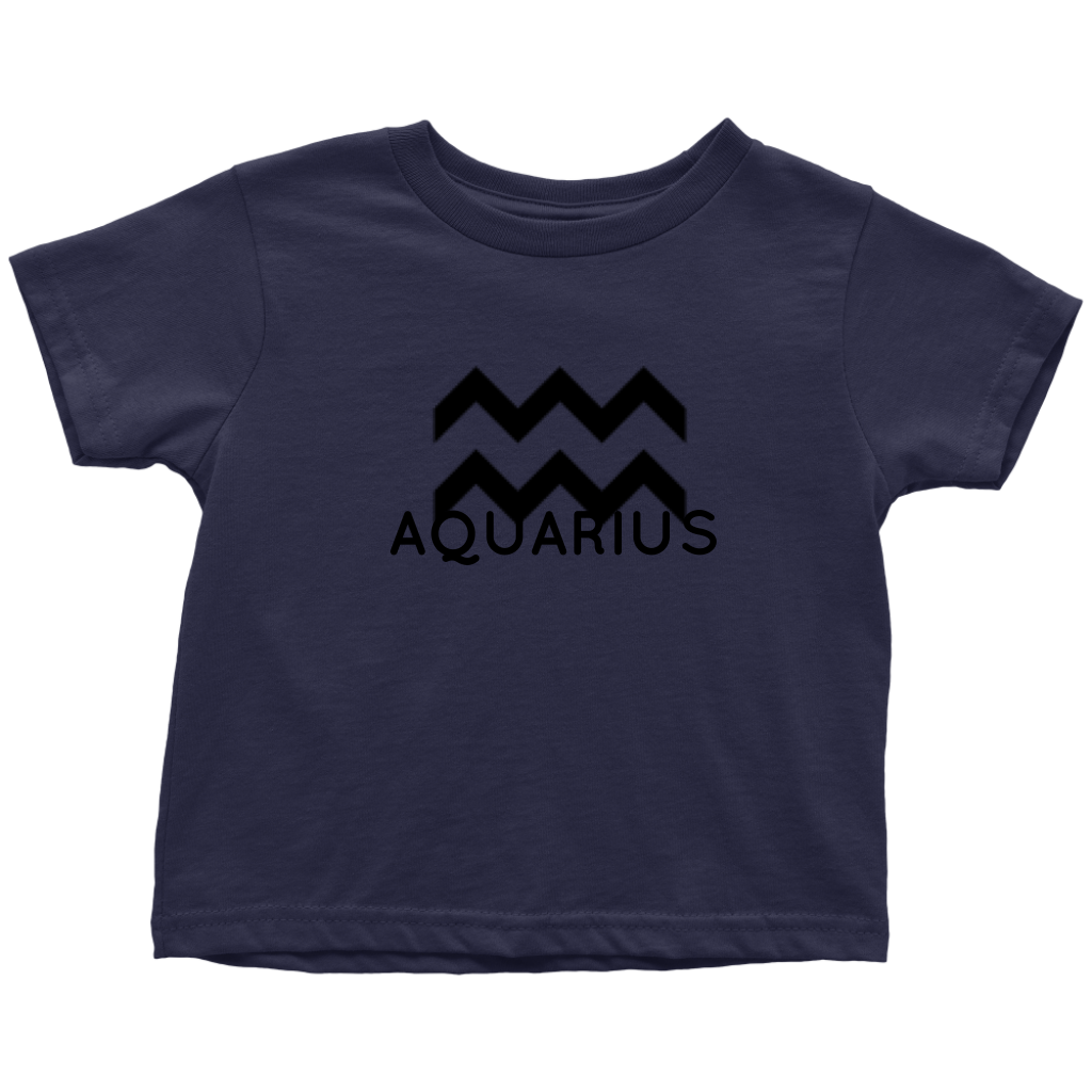 Original Zodiac Toddler T-shirt -Aquarius