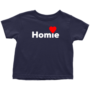 "Homie" Toddler T-shirt -White