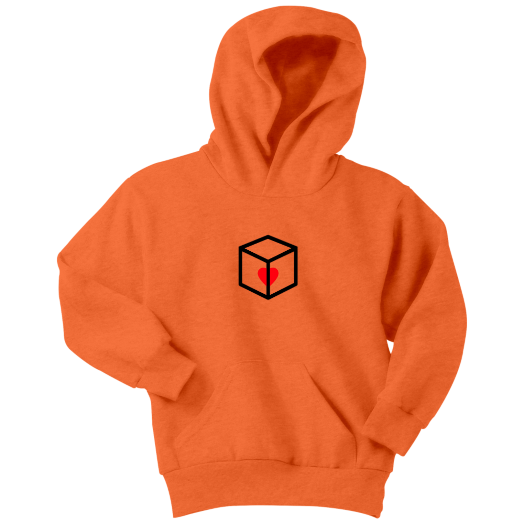 Boxed Heart Youth Hoodie