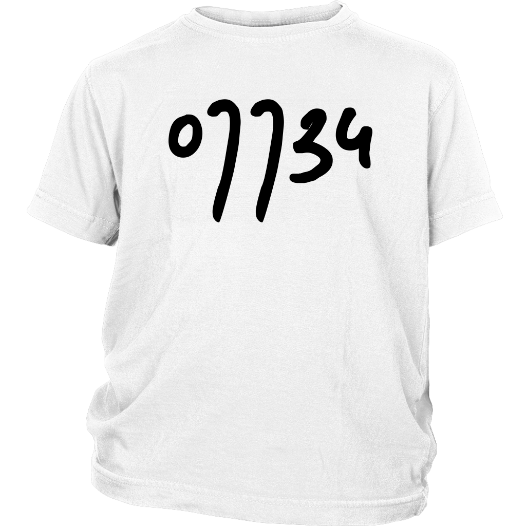 "07734" Youth T-shirt