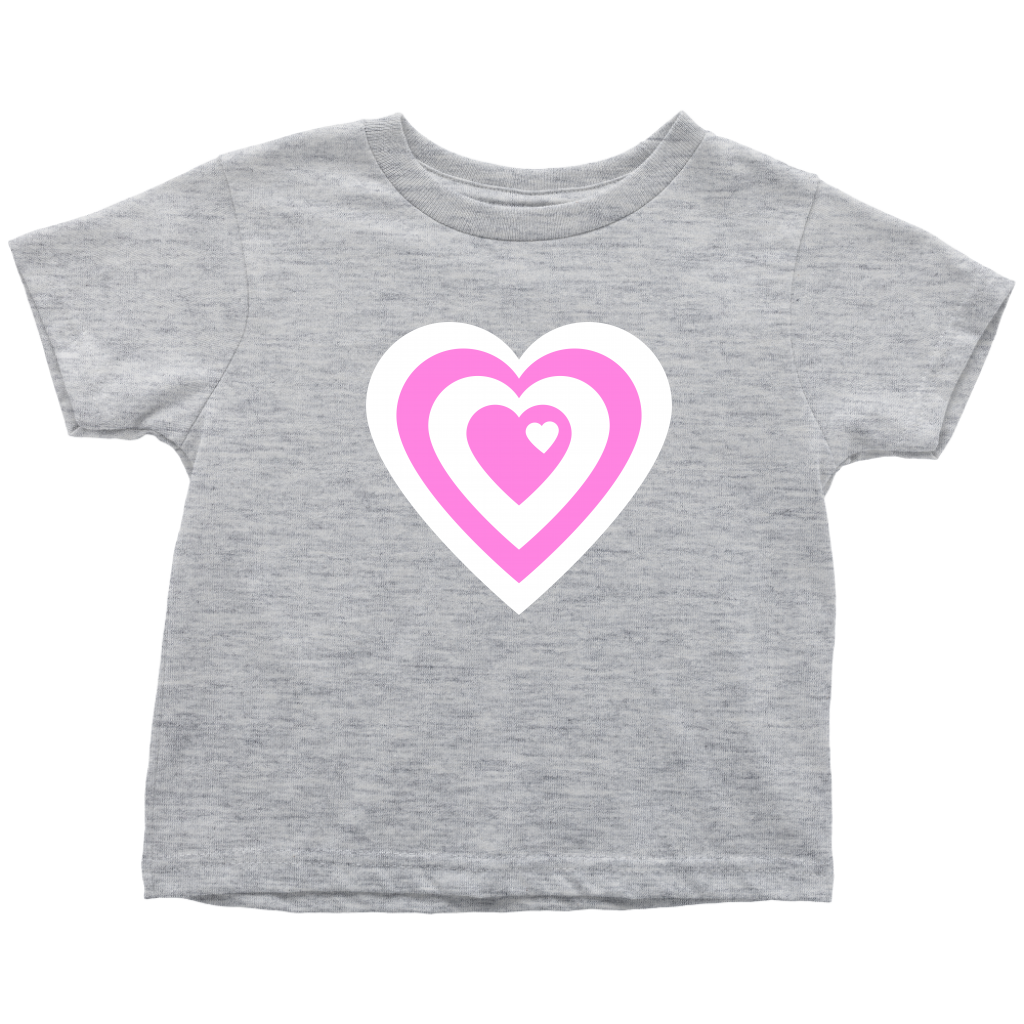 Super Loveheart Toddler T-shirt -Pink