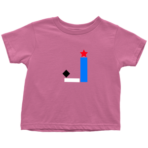 "J" Initial Toddler T-shirt