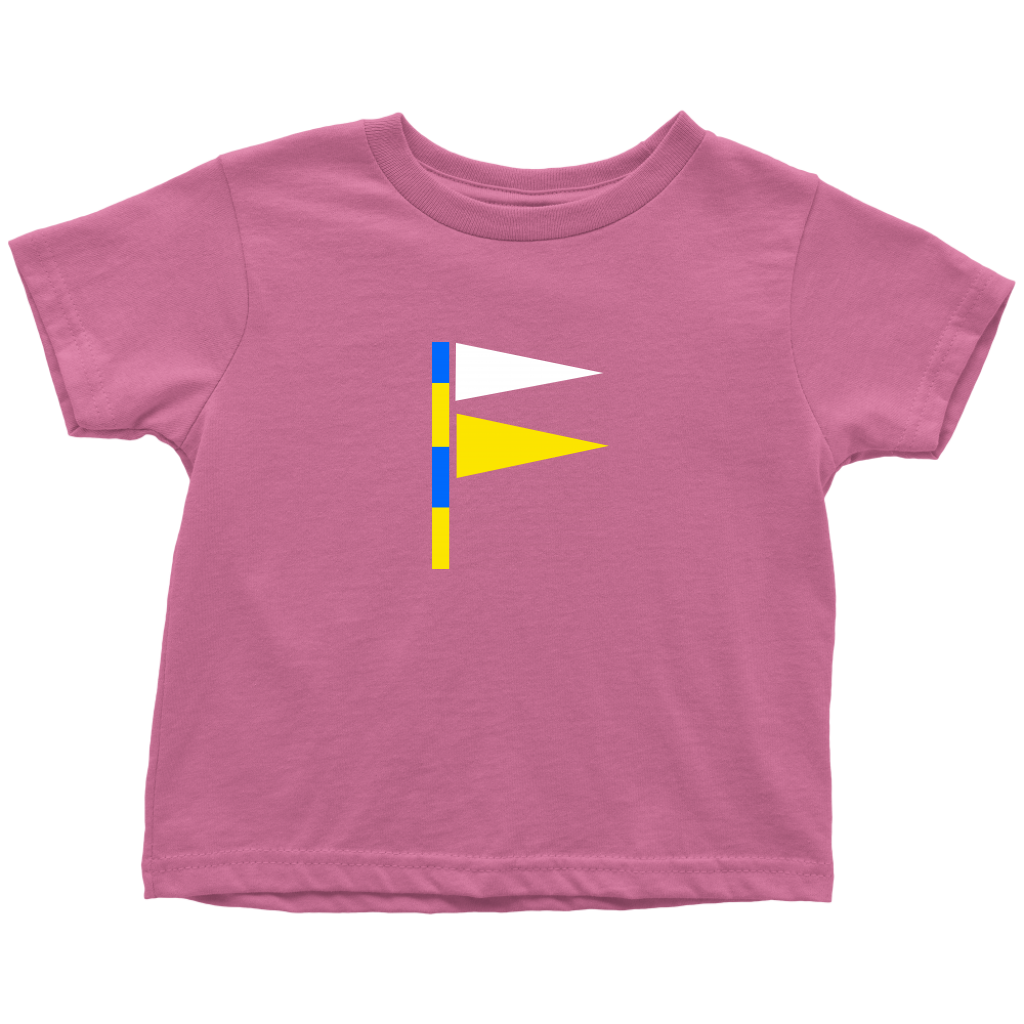 "F" Initial Toddler T-shirt