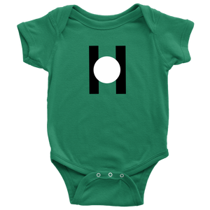 "H" Initial Baby Onesie