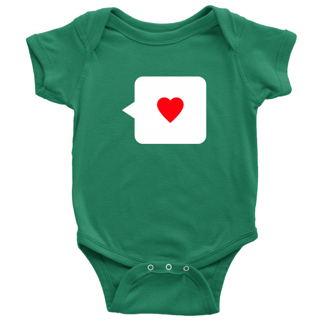 Speak Love Baby Onesie