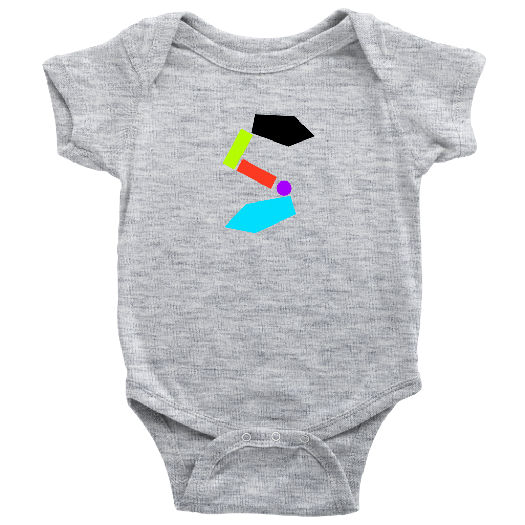 "S" Initial Baby Onesie