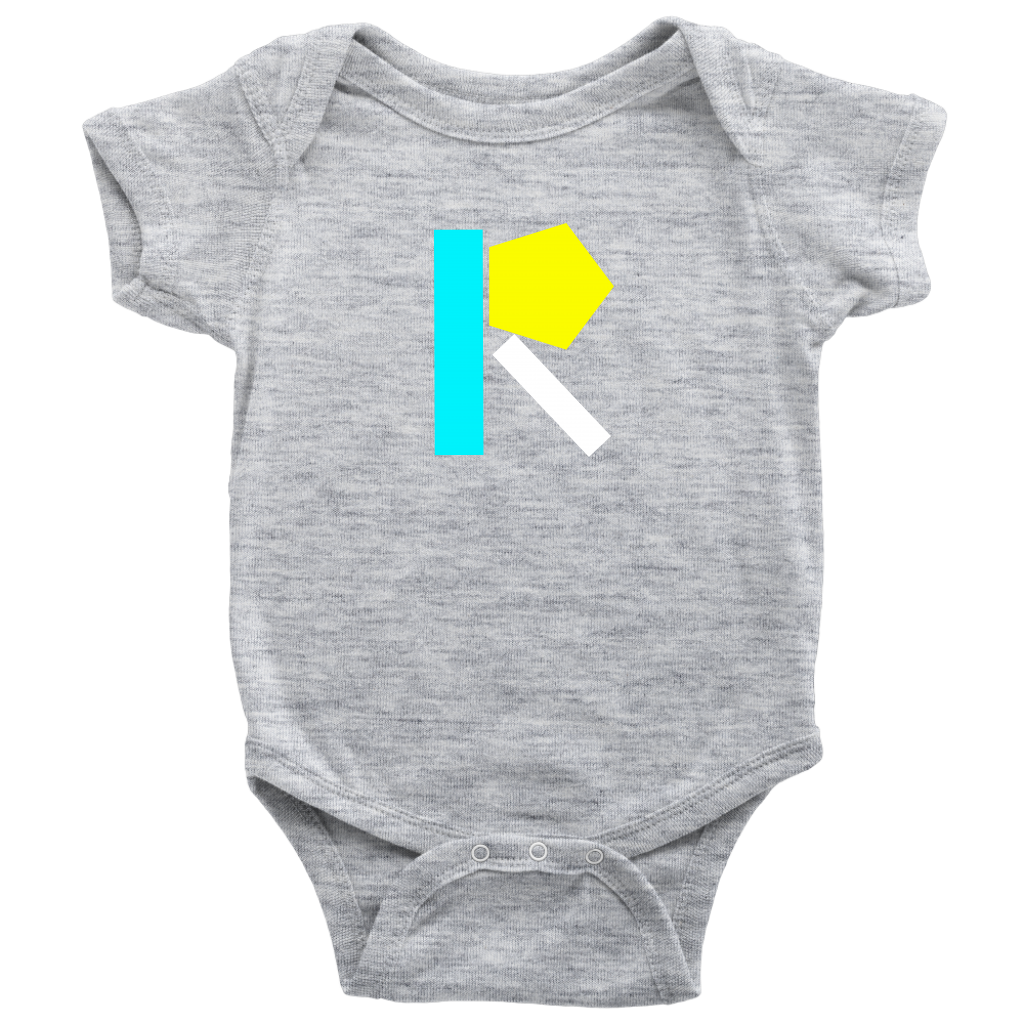 "R" Initial Baby Onesie