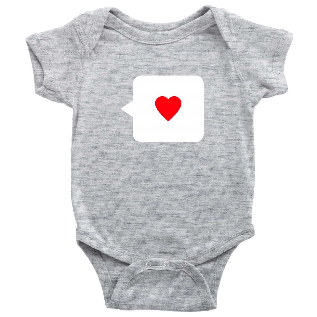 Speak Love Baby Onesie