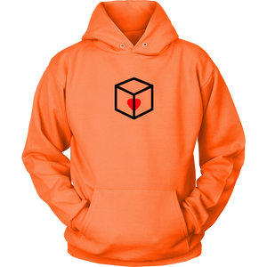 Boxed Heart Adult Hoodie