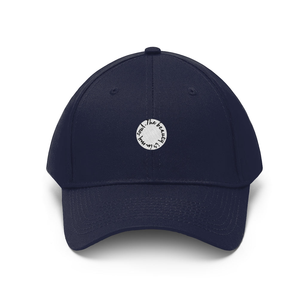 "The beauty is in my soul" Adult Cap