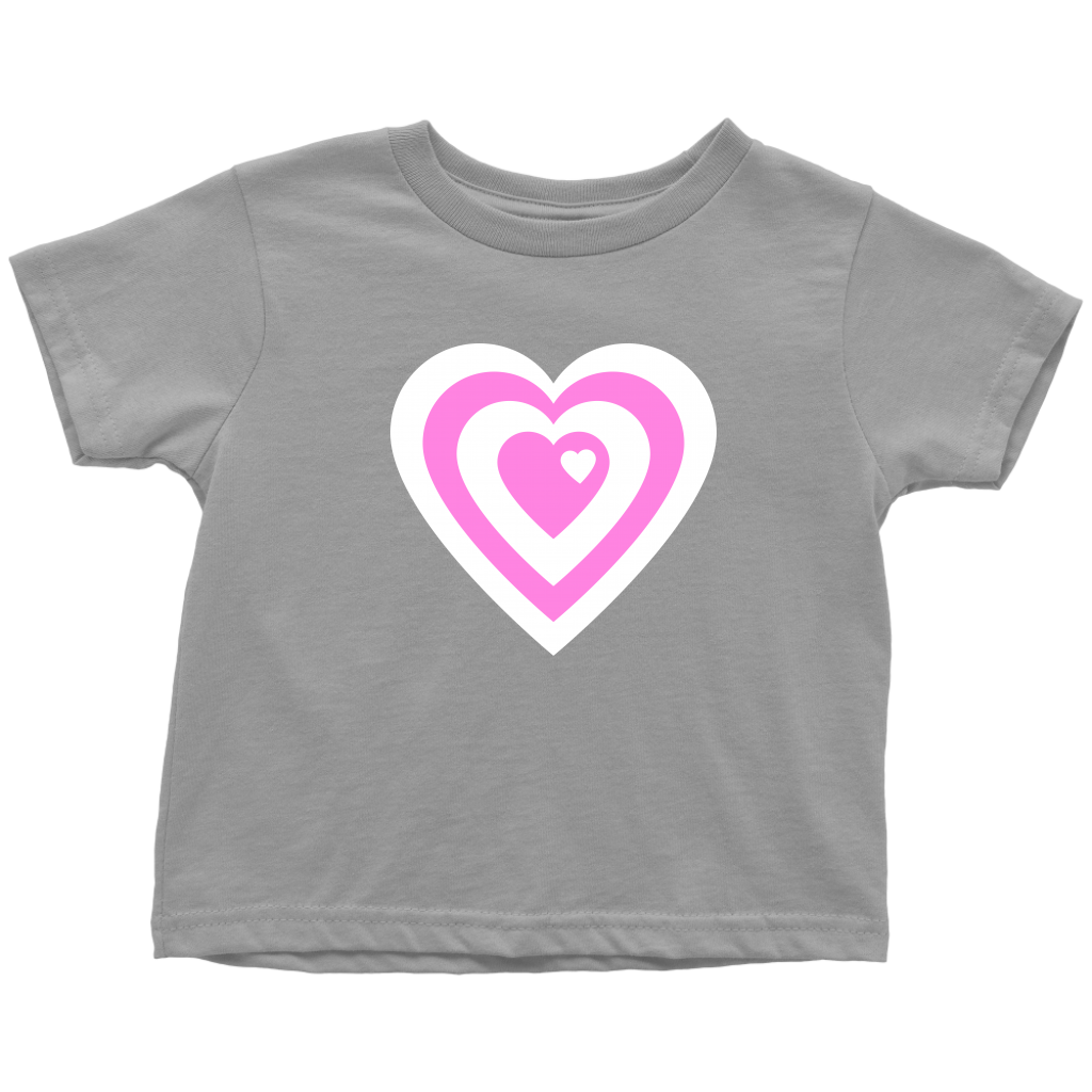 Super Loveheart Toddler T-shirt -Pink