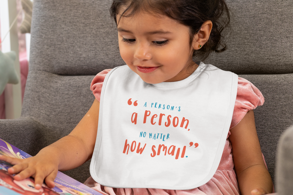 Quote by Dr. Seuss Baby Bib