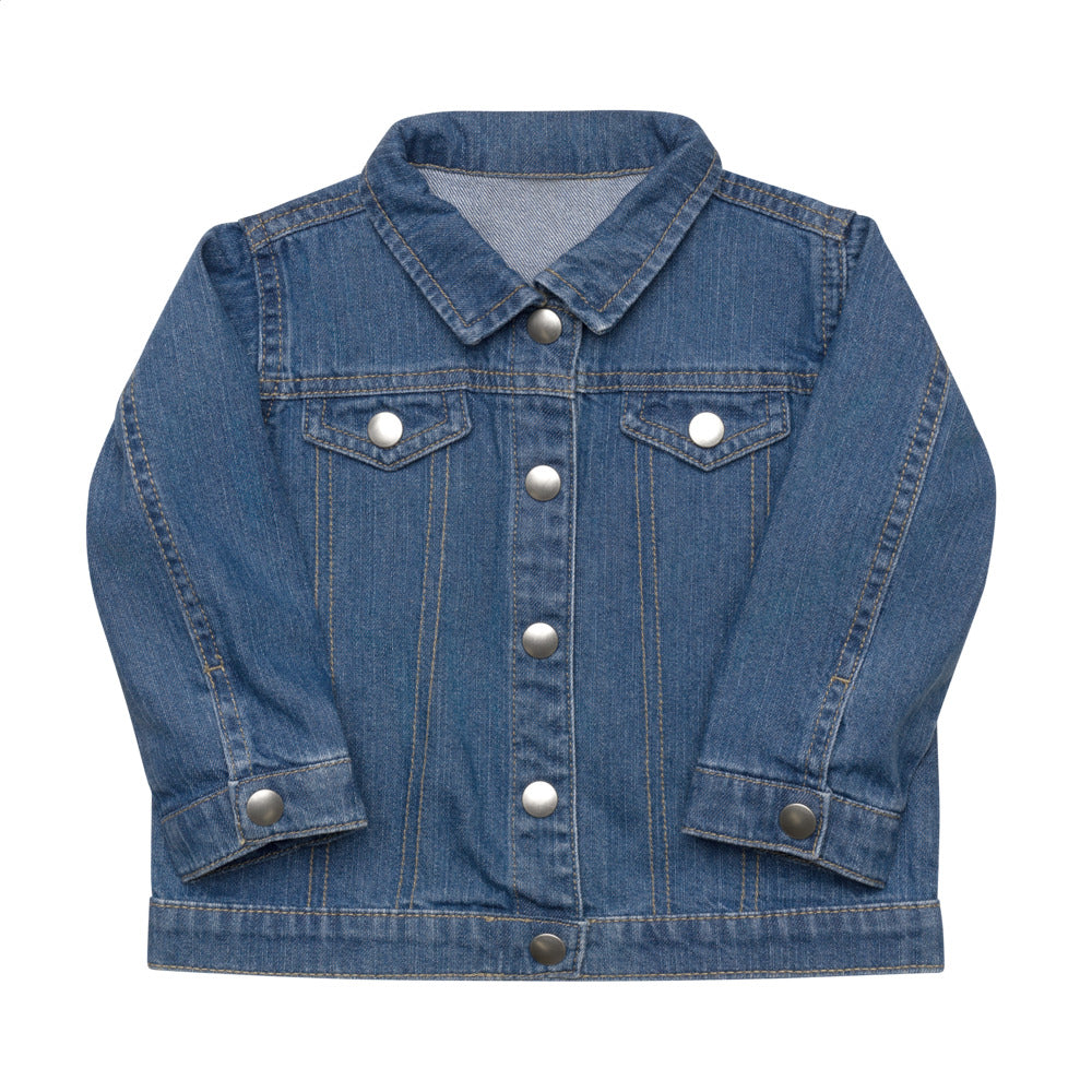 In The Name of Love -Embroidered Denim Baby Jacket