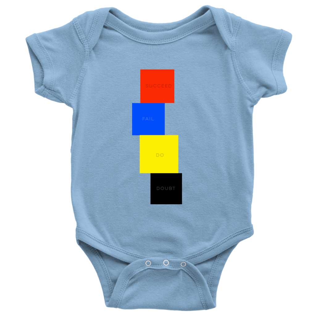 Building Blocks Baby Onesie