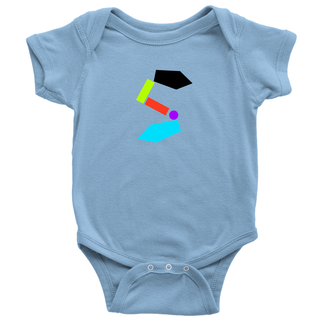 "S" Initial Baby Onesie