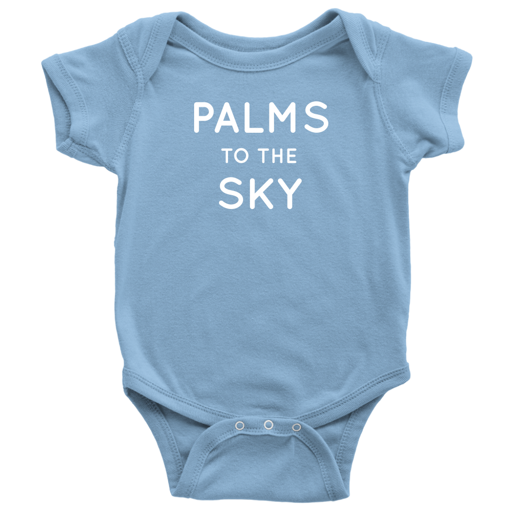 "Palms to the sky" Baby Onesie