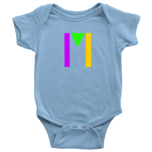 "M" Initial Baby Onesie