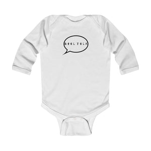 "Real Talk" Long Sleeve Baby Onesie