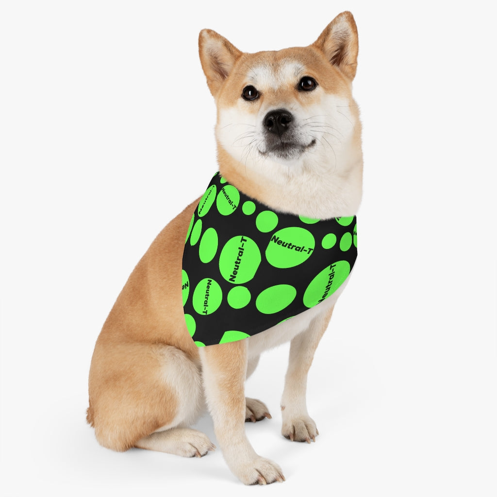 Neon Pet Bandana Collar