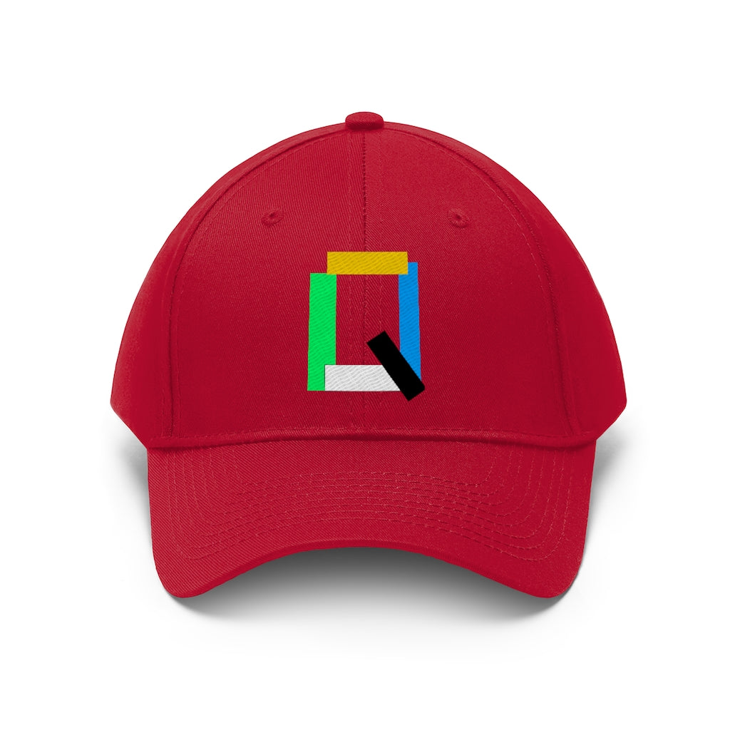 "Q" Initial Adult Cap