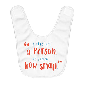 Quote by Dr. Seuss Baby Bib