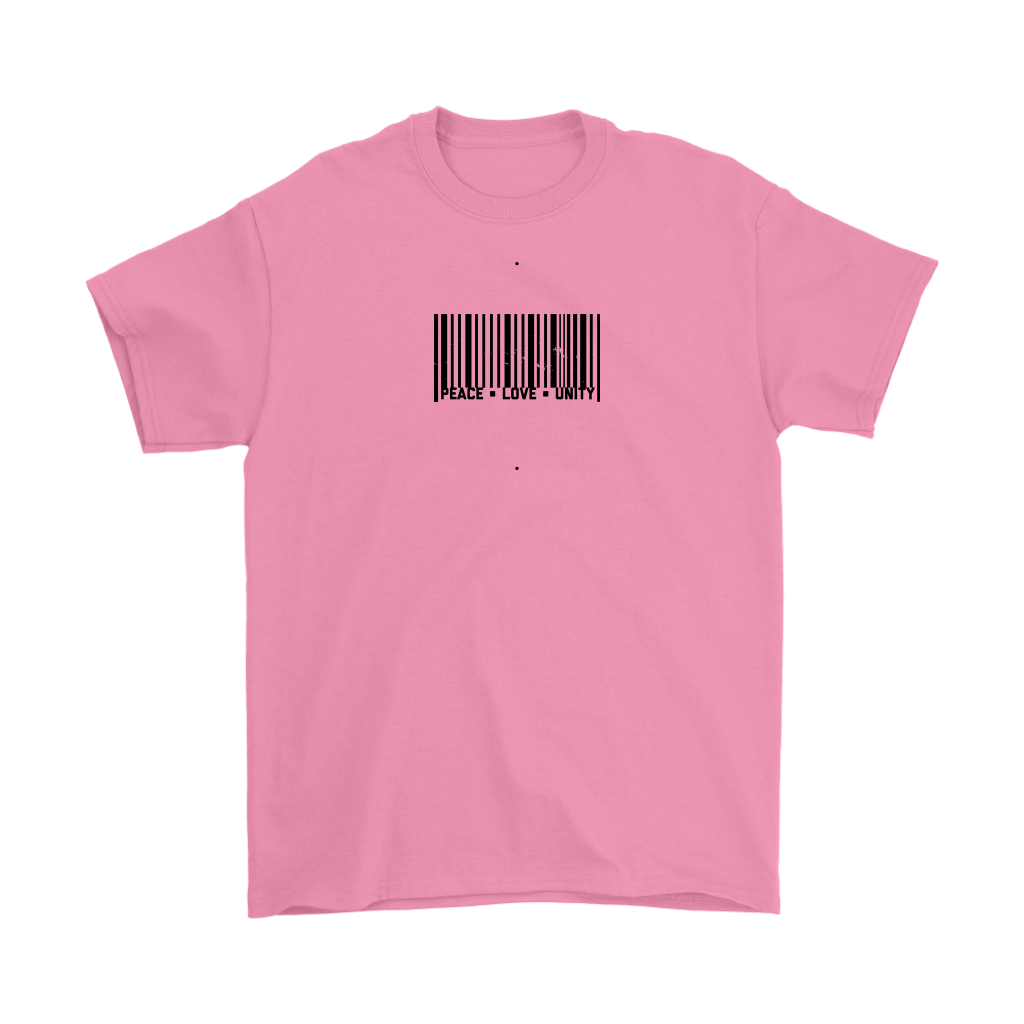 Peace-Love-Unity Barcode Adult T-shirt