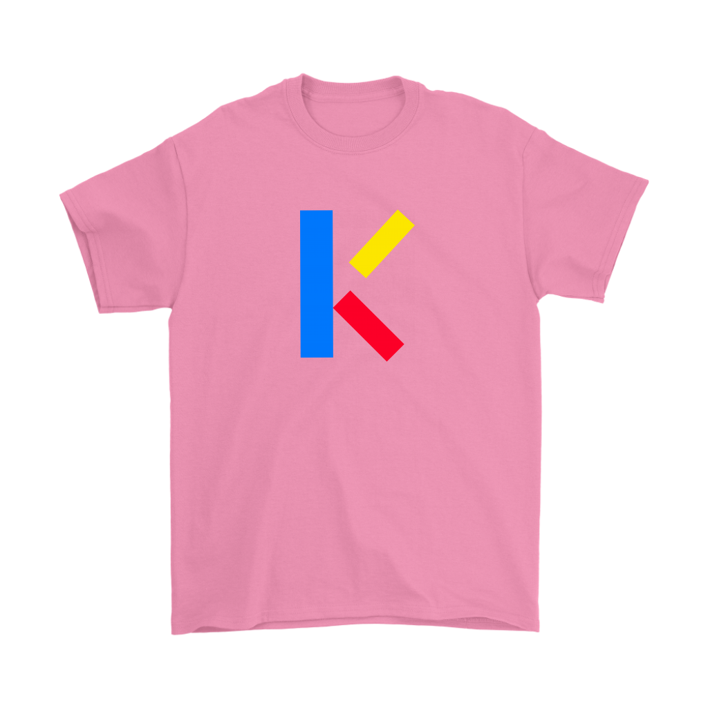 "K" Initial Adult T-shirt