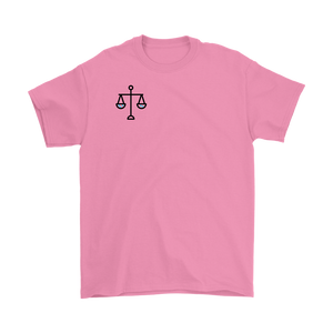 Scales of Justice Adult T-shirt