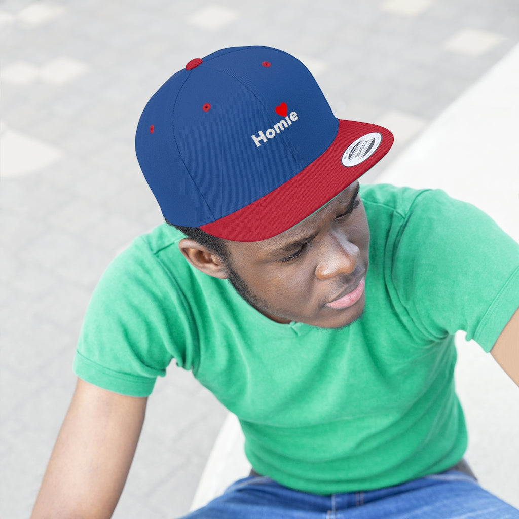 "Homie'" Flat Bill Adult Cap