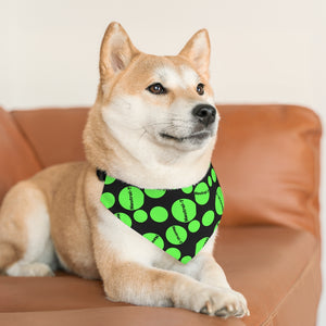 Neon Pet Bandana Collar