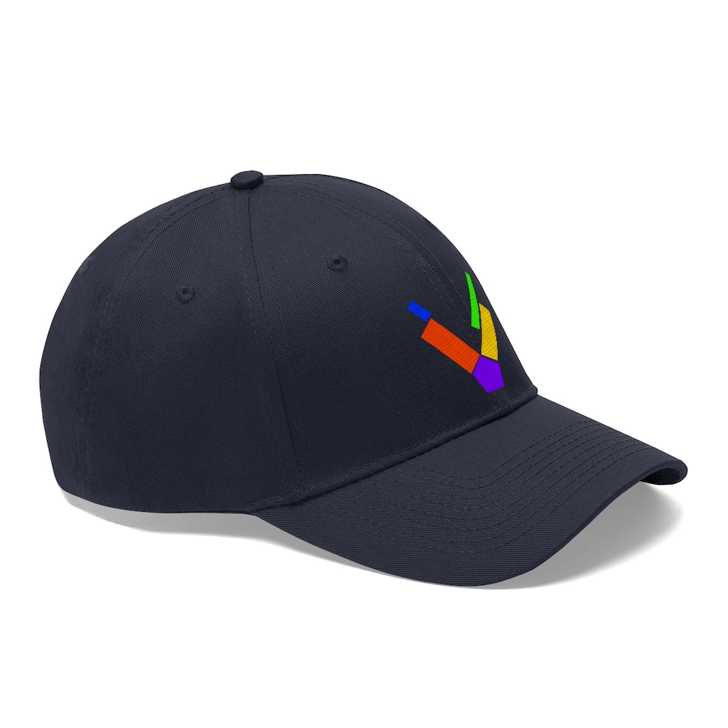 "V" Initial Adult Cap