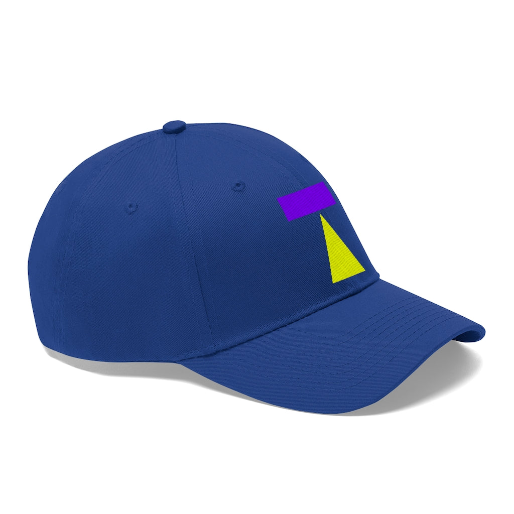 "T" Initial Adult Cap