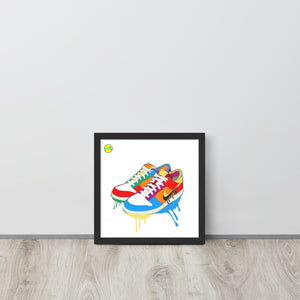 Drip Sneaker Framed Popster