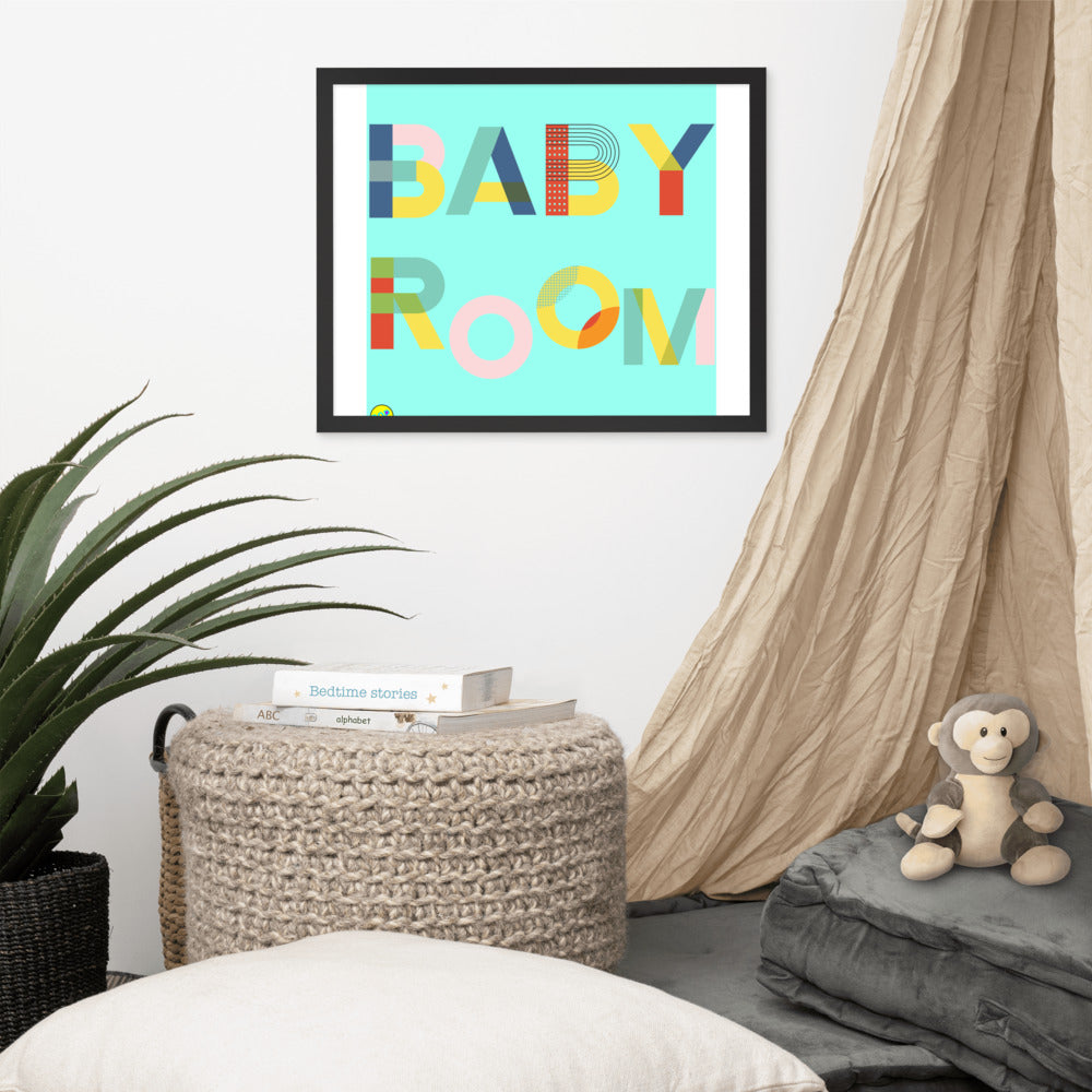 Baby Room Framed Popster