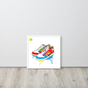 Drip Sneaker Framed Popster