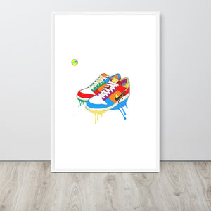 Drip Sneaker Framed Popster