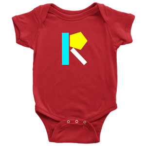 "R" Initial Baby Onesie