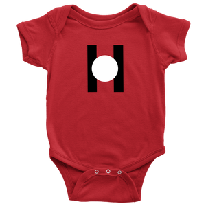 "H" Initial Baby Onesie