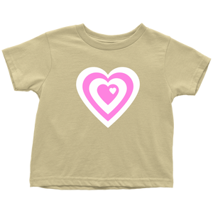 Super Loveheart Toddler T-shirt -Pink