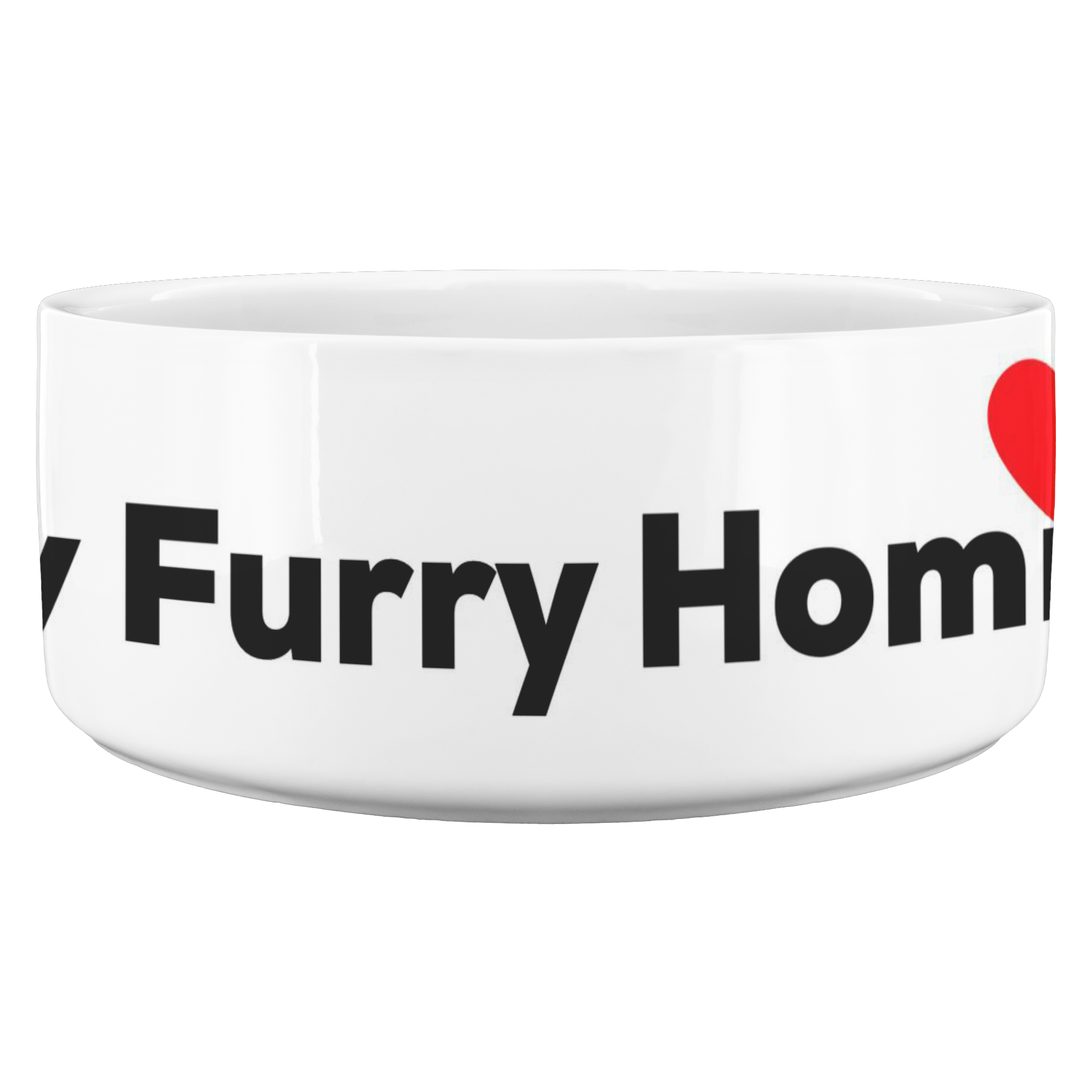 "My Furry Homie" Pet Bowl