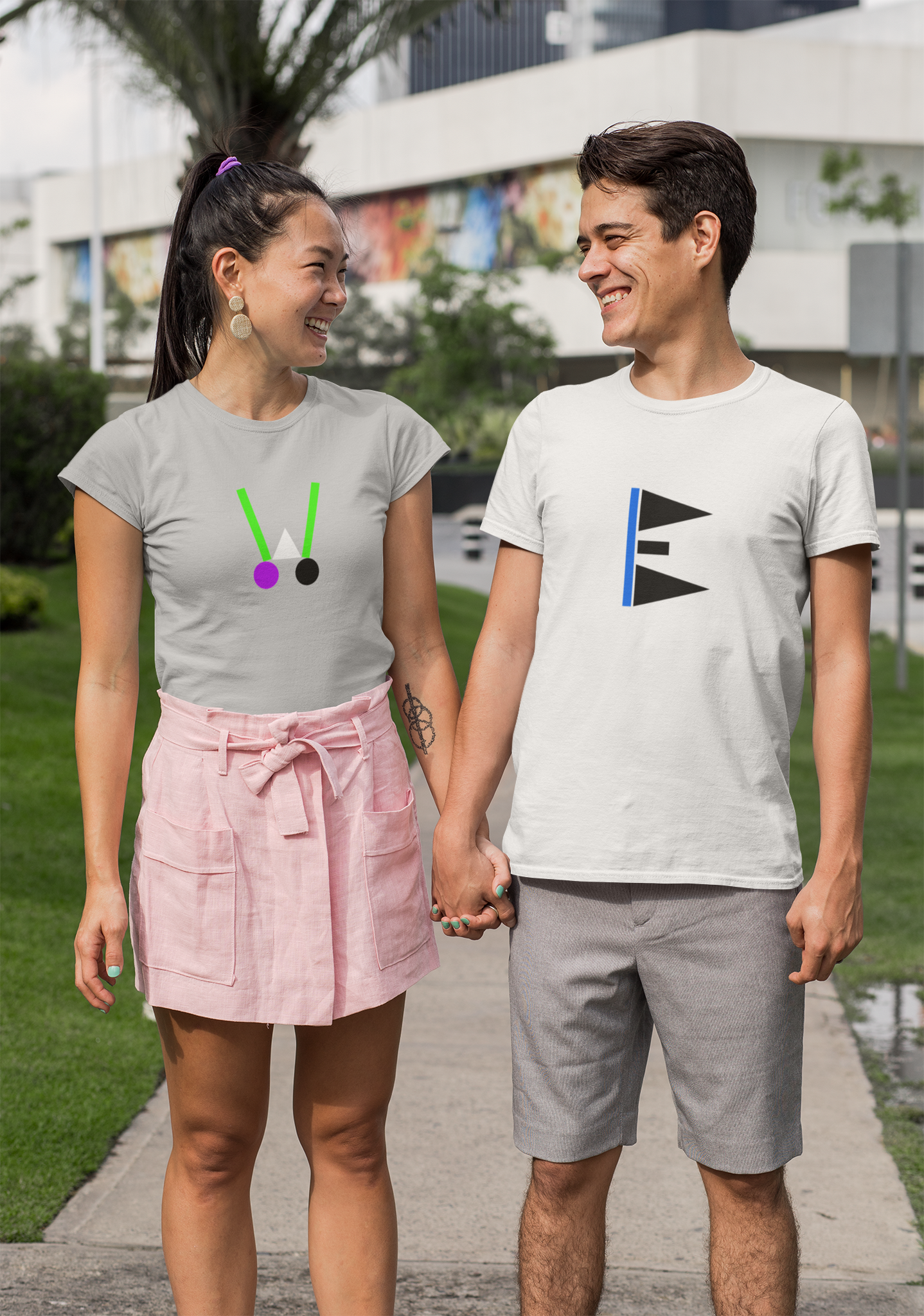 "W" Initial Adult T-shirt