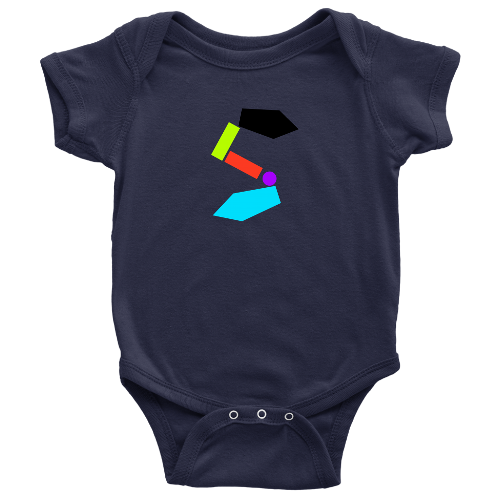 "S" Initial Baby Onesie