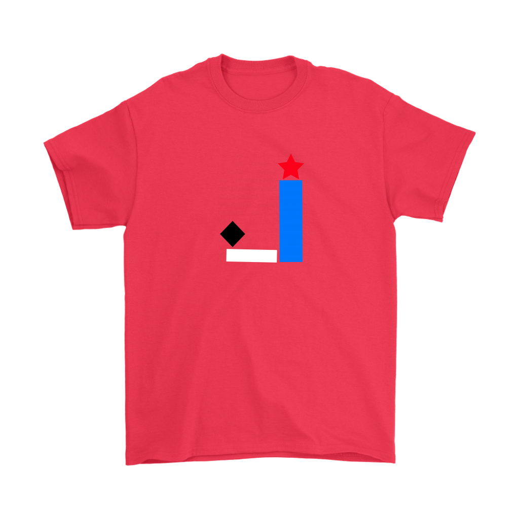 "J" Initial Adult T-shirt