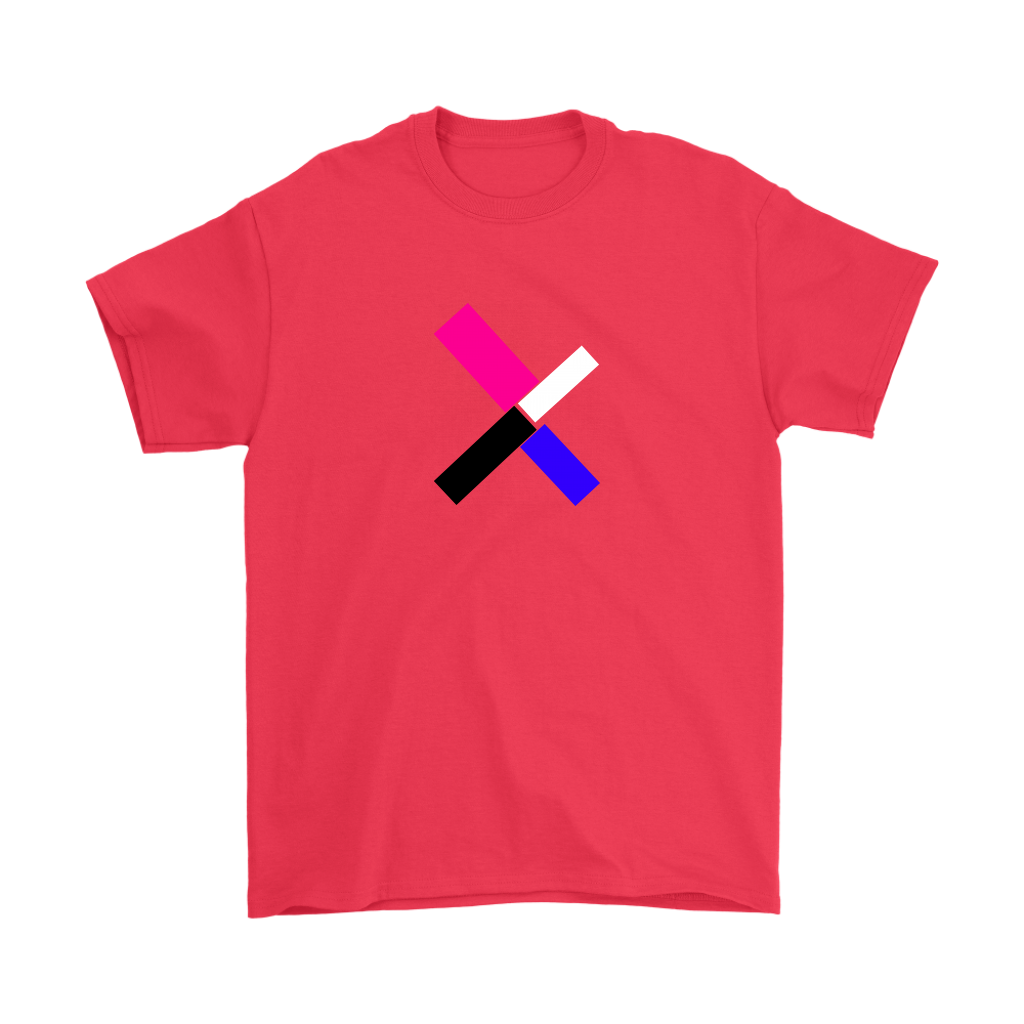 "X" Initial Adult T-shirt