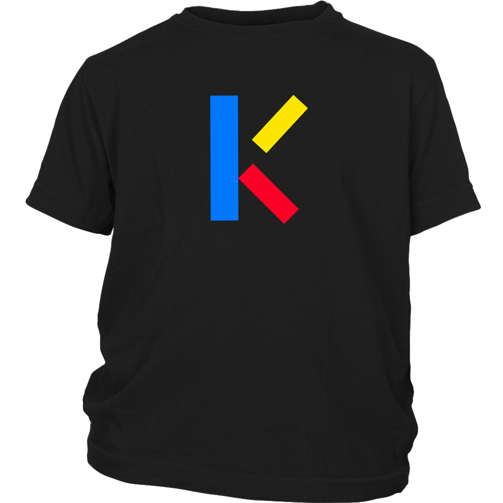 "K" Initial Youth T-shirt