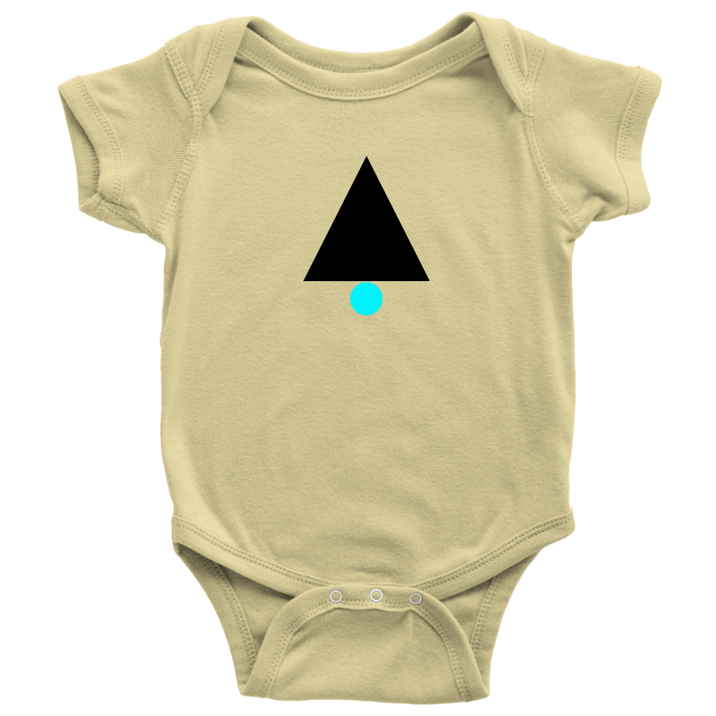 "A" Initial Baby Onesie